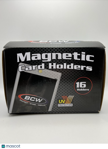 BCW Magnetic Card Holder 100pt Point with UV Protection - Box of 16 holders