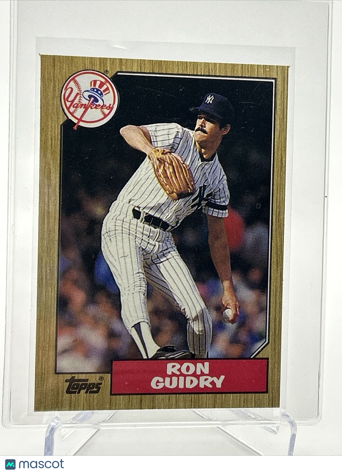 1987 Topps Ron Guidry Baseball Card #375 Mint FREE SHIPPING