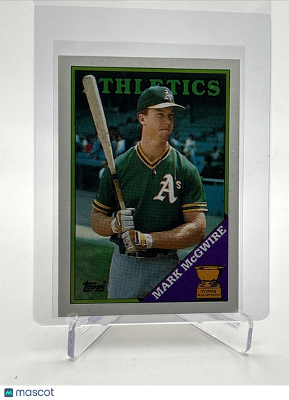 1988 Topps Mark McGwire Baseball Card #580 Mint FREE SHIPPING