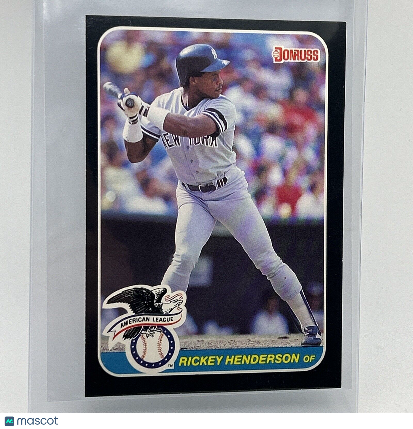 1987 Donruss All-Stars Rickey Henderson Baseball Card #6 NM-MT FREE SHIPPING