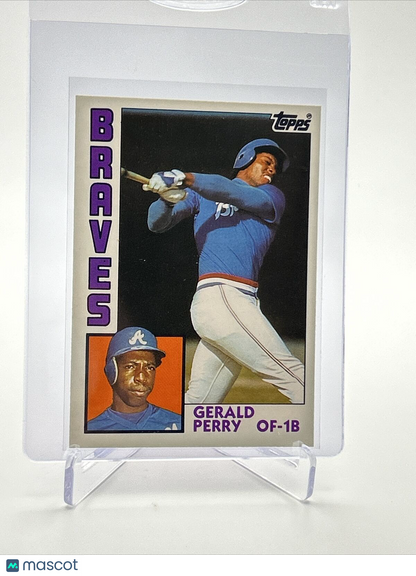 1984 Topps Traded TIFFANY Gerald Perry Card #92T NM-MT FREE SHIPPING