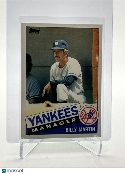 1985 Topps Traded Billy Martin Baseball Card #78T NM-MT FREE SHIPPING