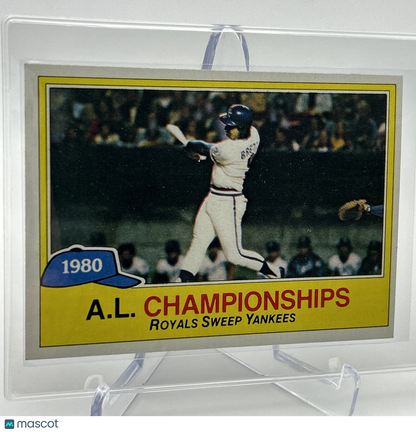 1981 Topps 1980 A.L. Championships ALCS Baseball Card #401 NM-Mint FREE SHIPPING