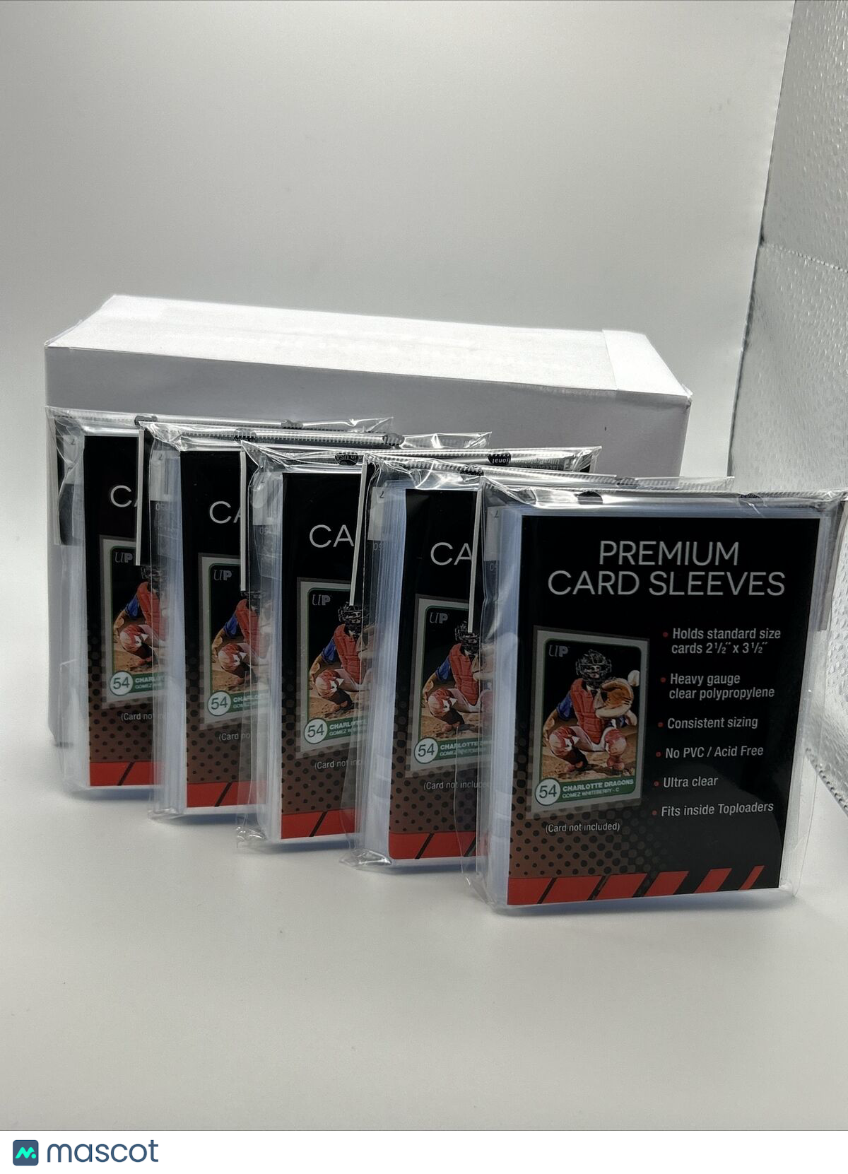 Ultra Pro PREMIUM Soft Penny Sleeves 5 Packs of 100 for Standard Cards 500 total