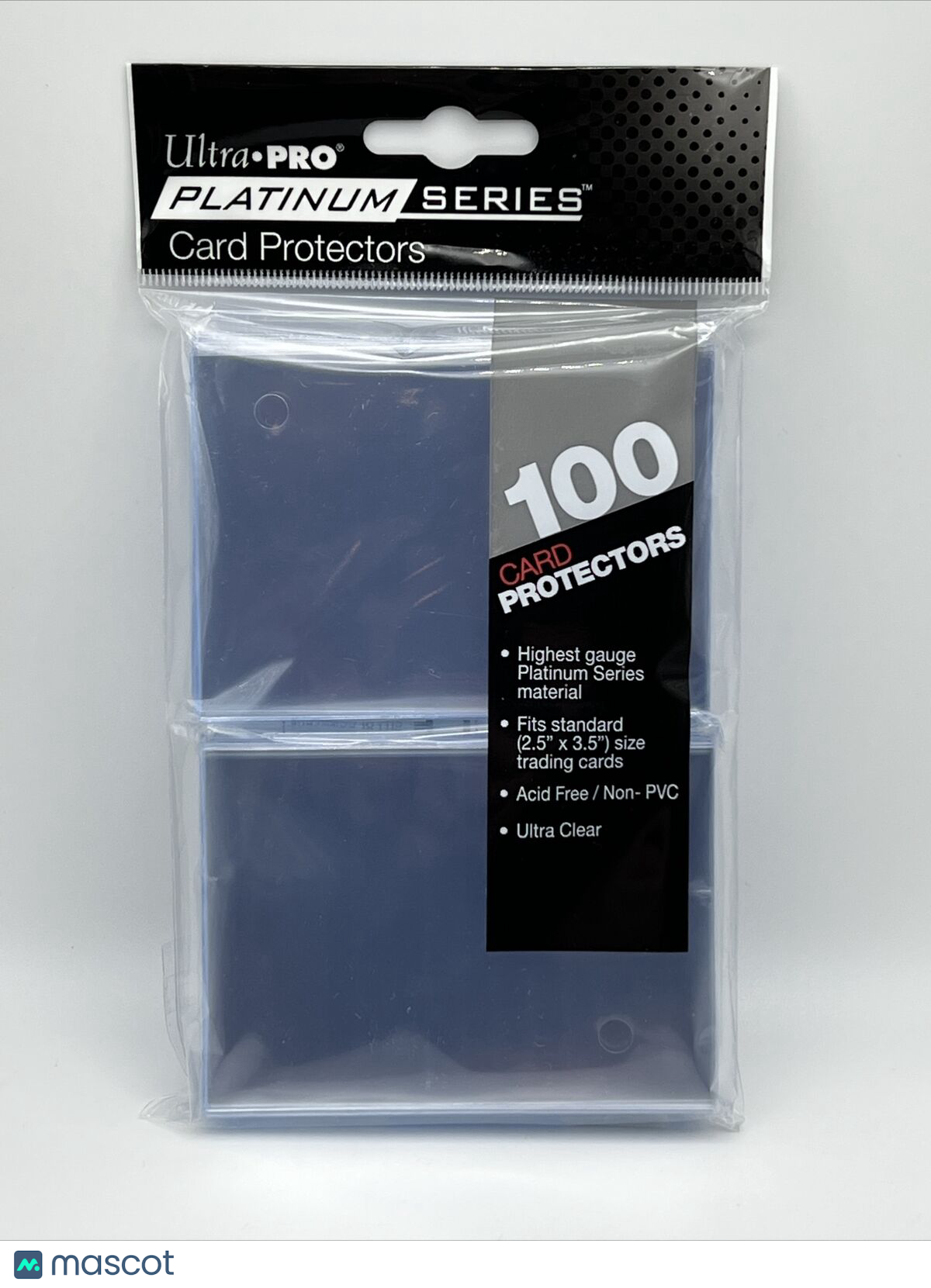 Ultra Pro Soft Sleeves PLATINUM SERIES 1 Pack of 100 for Standard Cards