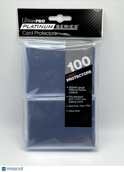 Ultra Pro Soft Sleeves PLATINUM SERIES 1 Pack of 100 for Standard Cards