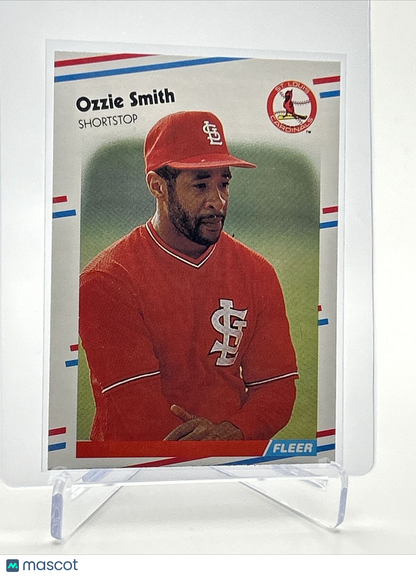 1988 Fleer Ozzie Smith Baseball Card #47 Mint FREE SHIPPING