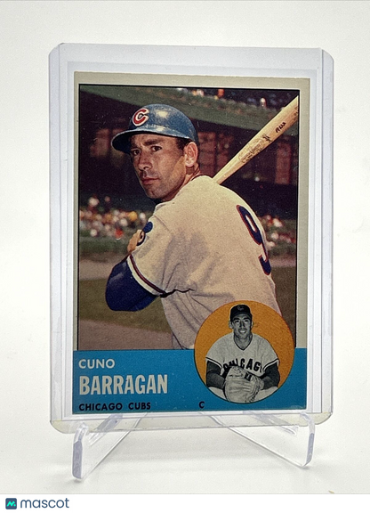 1963 Topps Cuno Barragan Baseball Card #557 EX Quality FREE SHIPPING