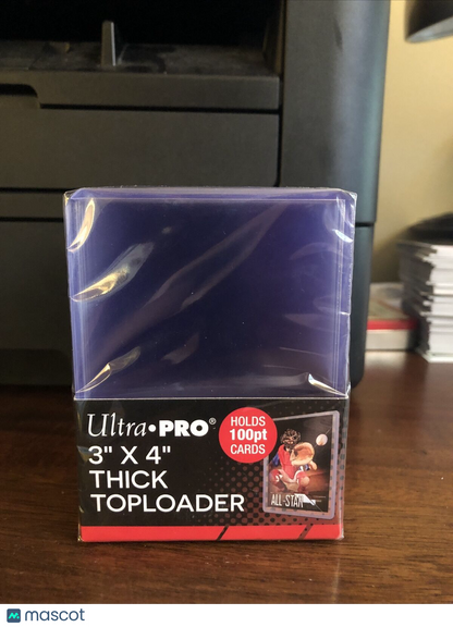 Ultra Pro 3X4 Thick Toploaders 1 Pack of 25 for up to 100pt Point Cards