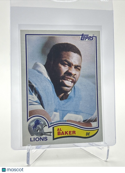 1982 Topps Al Baker Football Card #335 NM-MT FREE SHIPPING