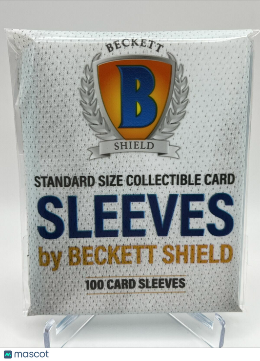 Beckett Shield Soft Penny Card Sleeves 100 Packs of 100 Sleeves Standard Cards