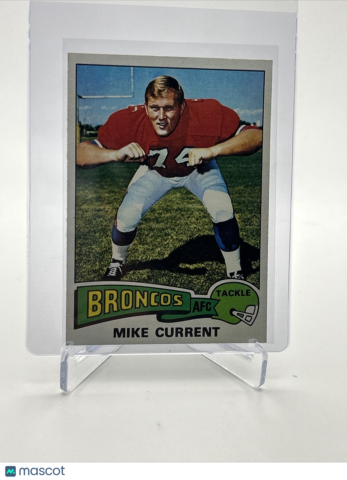 1975 Topps Mike Current Football Card #77 NM Quality FREE SHIPPING