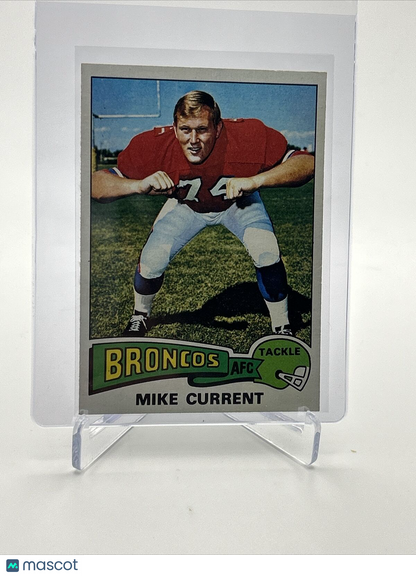 1975 Topps Mike Current Football Card #77 NM Quality FREE SHIPPING