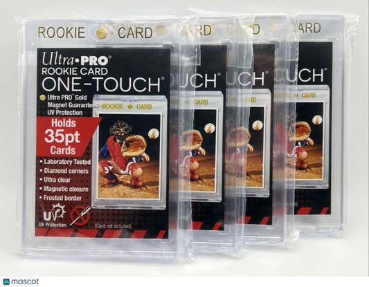 Ultra Pro One-Touch Magnetic Card Holder 35pt Point ROOKIE CARD - Lot of 4