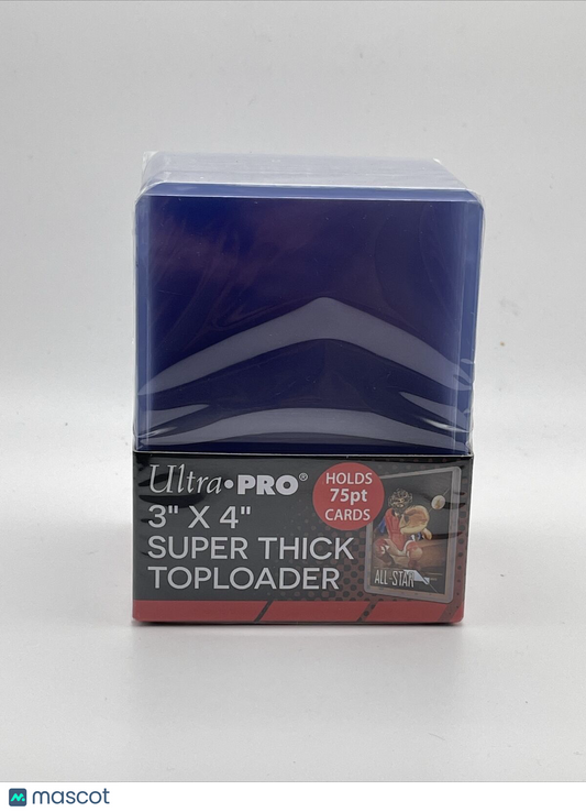 Ultra Pro 3X4 Super Thick 75pt Toploaders 1 Pack of 25 for up to 75pt Cards