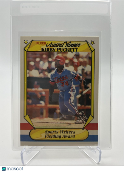 1987 Fleer Award Winner Kirby Puckett Baseball Card #30 Mint FREE SHIPPING