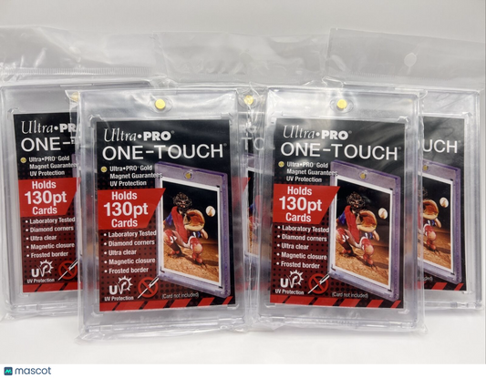 Ultra Pro One-Touch Thick Card 130pt Point Magnetic Card Holder - LOT of 5