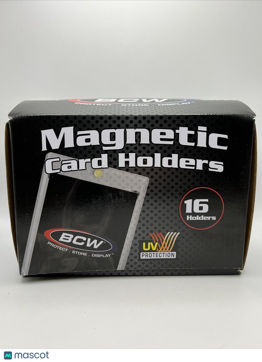 BCW Magnetic Card Holder 100pt Point with UV Protection - Box of 16 holders