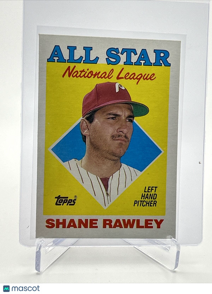 1988 Topps Shane Rawley Baseball Card #406 Mint FREE SHIPPING