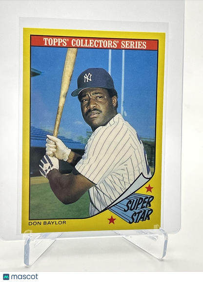 1986 Topps Baseball Champion Superstars Don Baylor Card #2 Mint FREE SHIPPING