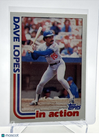 1982 Topps Dave Lopes Baseball Card #741 NM-Mint FREE SHIPPING