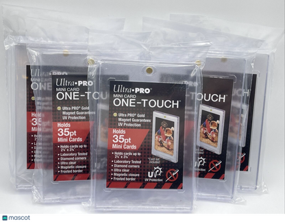 Ultra Pro One-Touch Magnetic Card Holder 35pt Point MINI CARD - Lot of 5