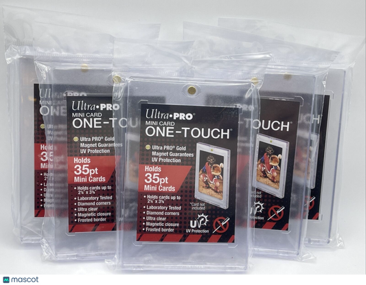 Ultra Pro One-Touch Magnetic Card Holder 35pt Point MINI CARD - Lot of 5