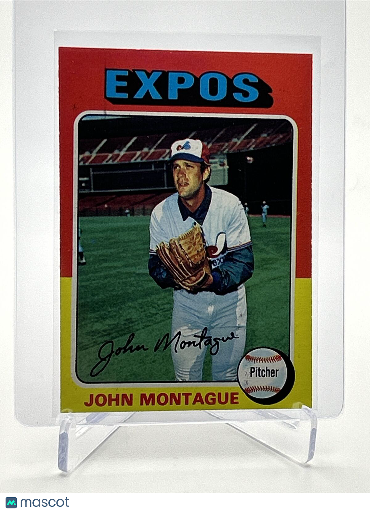 1975 Topps John Montague Rookie Baseball Card #405 NM Quality FREE SHIPPING