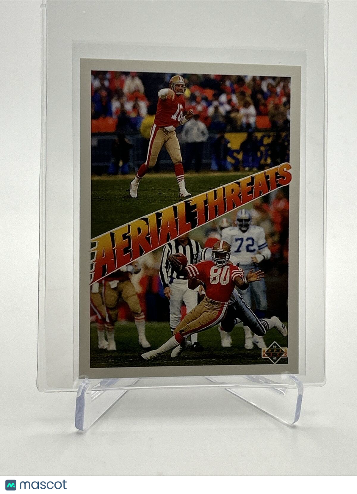 1991 Upper Deck Joe Montana/Jerry Rice Football Card #35 Mint FREE SHIPPING