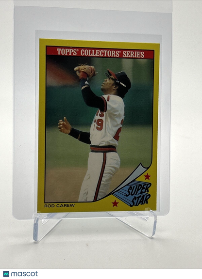 1986 Topps Baseball Champion Superstars Rod Carew Card #6 Mint FREE SHIPPING