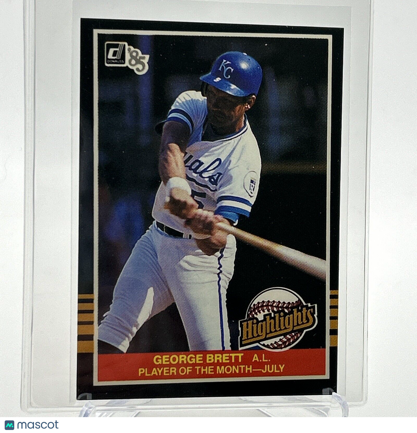 1985 Donruss Highlights George Brett Baseball Card #25 NM-MT FREE SHIPPING