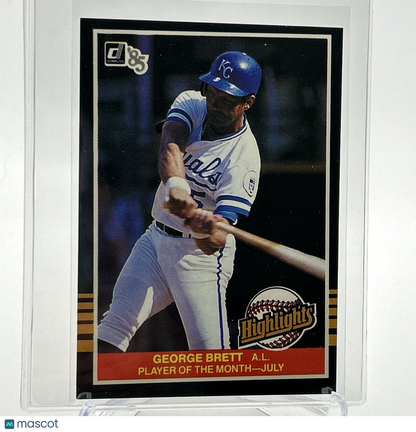 1985 Donruss Highlights George Brett Baseball Card #25 NM-MT FREE SHIPPING