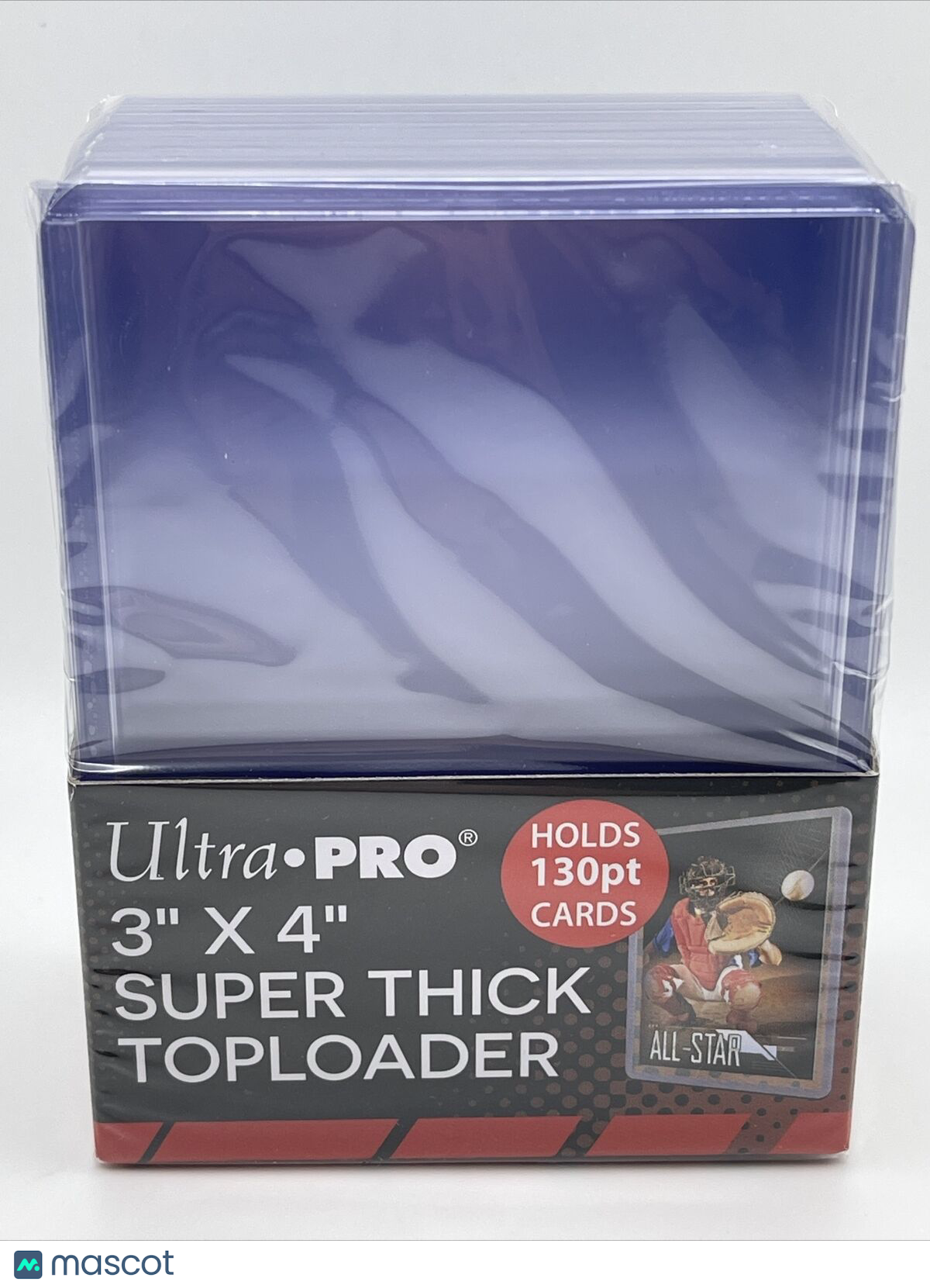 Ultra Pro 3X4 Super Thick Toploaders 130pt Point 1 Pack of 10 for Thick Cards