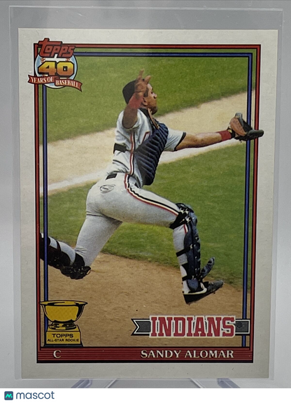 1991 Topps Sandy Alomar Rookie Cup Baseball Card #165 Nm-Mint FREE SHIPPING