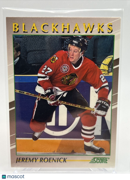 1991-92 Score Young Superstars Jeremy Roenick Hockey Card #21 Mint FREE SHIPPING