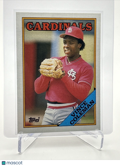 1988 Topps Vince Coleman Rookie Baseball Card #260 Mint FREE SHIPPING