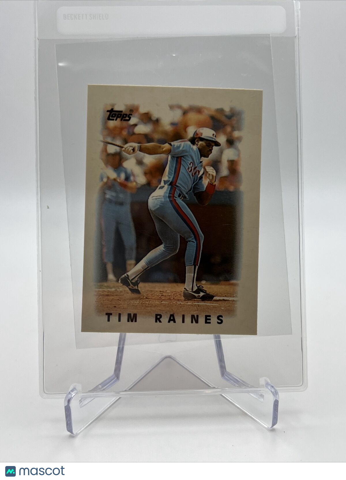 1986 Topps MINI Tim Raines Baseball Card #49 Mint FREE SHIPPING