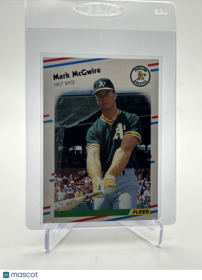 1988 Fleer Mark McGwire Baseball Card #286 Mint FREE SHIPPING