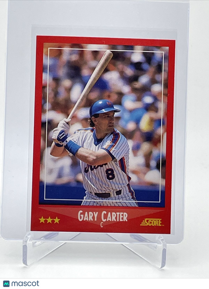 1988 Score Gary Carter Baseball Card #325 Mint FREE SHIPPING