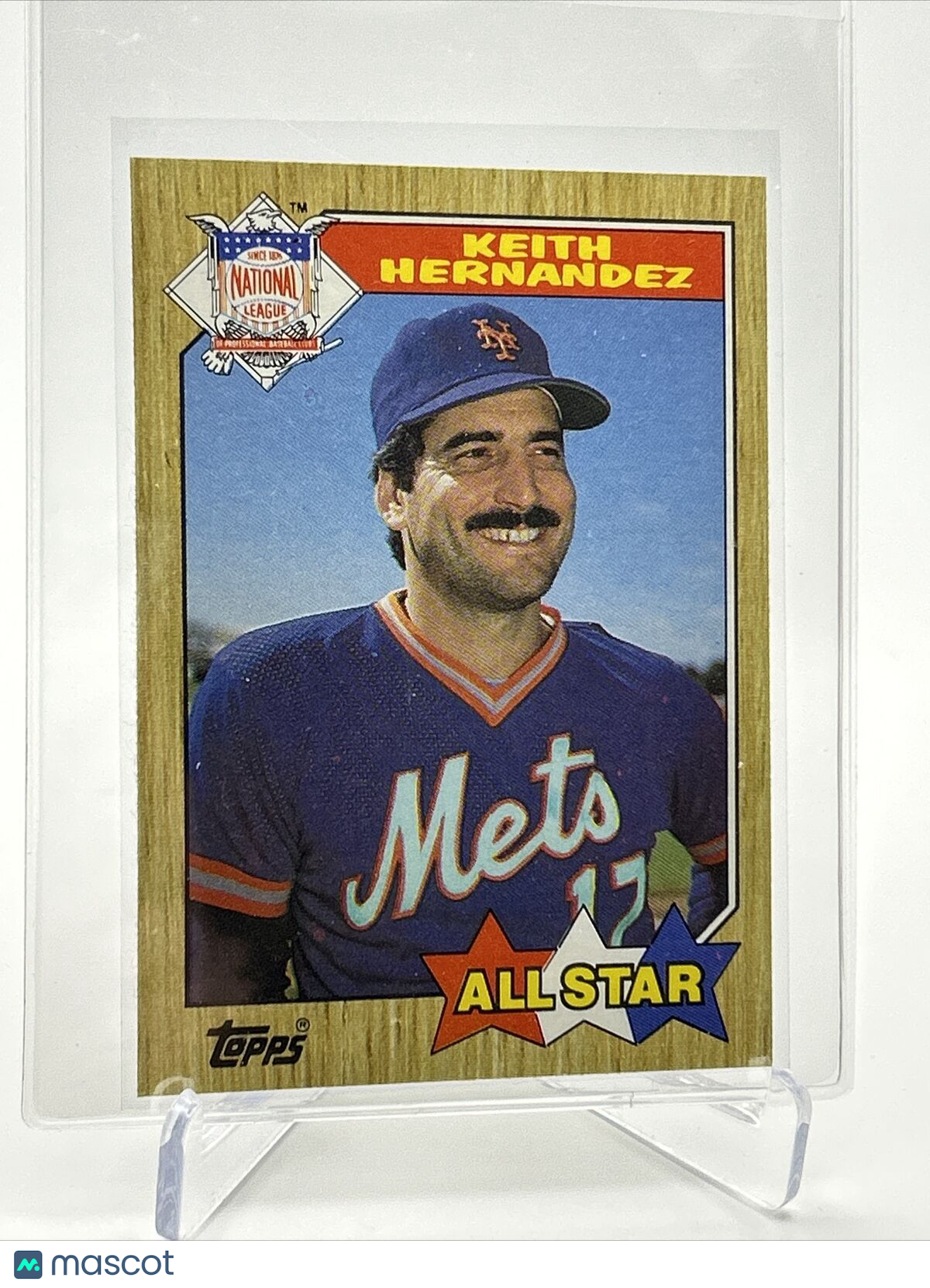 1987 Topps Keith Hernandez Baseball Card #595 Mint FREE SHIPPING