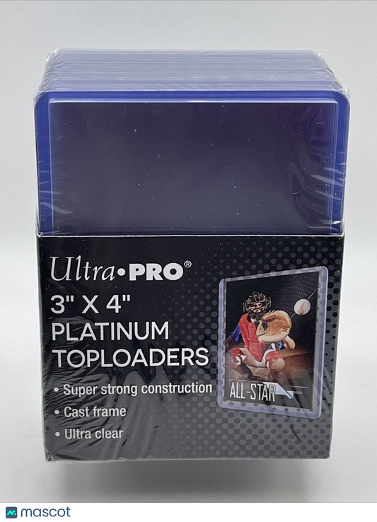 Ultra Pro 3X4 PLATINUM Toploaders 35pt 1 Pack of 25 for Standard Sized Cards