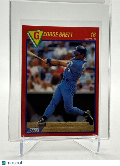 1989 Score Hottest 100 George Brett Baseball Card #4 Mint FREE SHIPPING