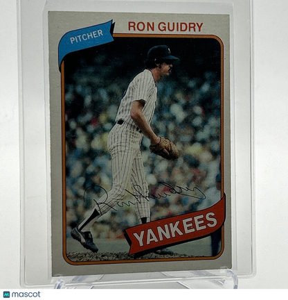 1980 Topps Ron Guidry Baseball Card #300 NM-Mint FREE SHIPPING