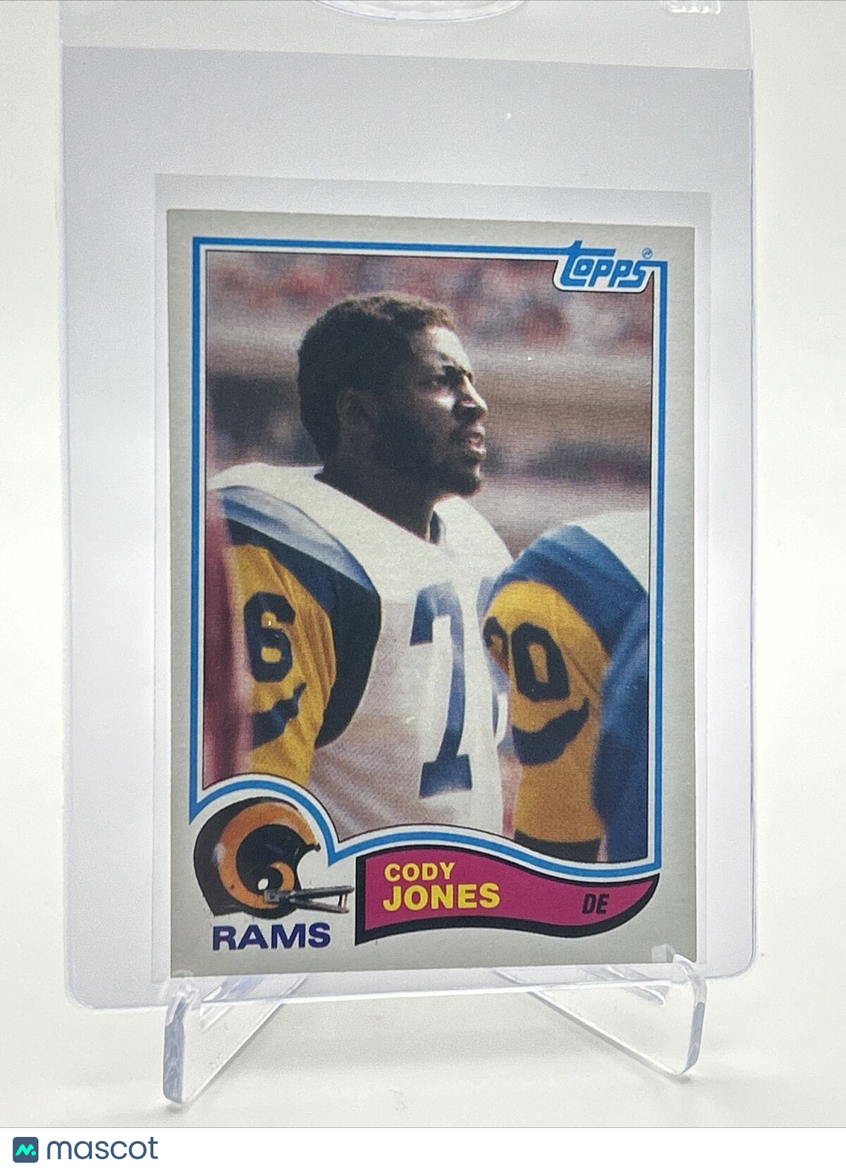 1982 Topps Cody Jones Rookie Football Card #381 NM-MT FREE SHIPPING