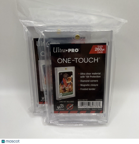 Ultra Pro One-Touch Thick Card 260pt Point Magnetic Card Holder - LOT of 2