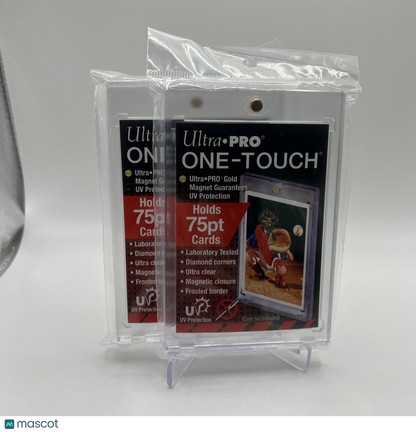 Ultra Pro One-Touch Magnetic Card Holder 75pt Point UV Protection - Lot of 2