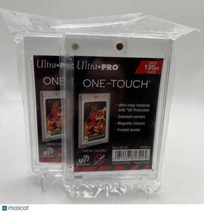 Ultra Pro One-Touch Thick Card 130pt Point Magnetic Card Holder - LOT of 2