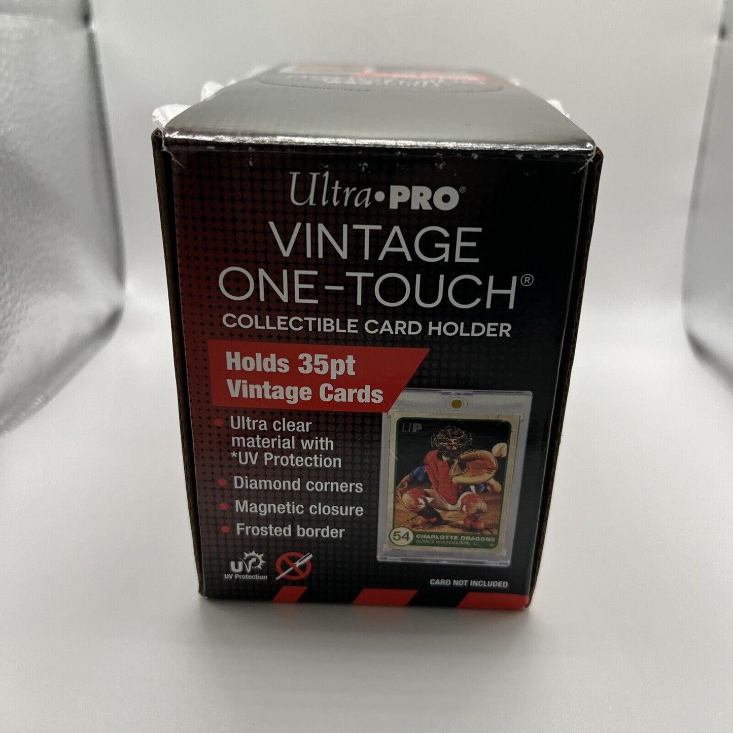 Ultra Pro VINTAGE One-Touch 35pt Point Magnetic Card Holder, BOX of 25