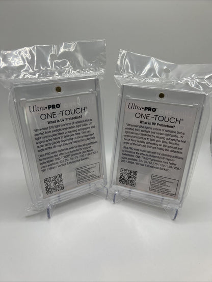 Ultra Pro One-Touch Thick Card 360pt Point Magnetic Card Holder, lot of 2 total