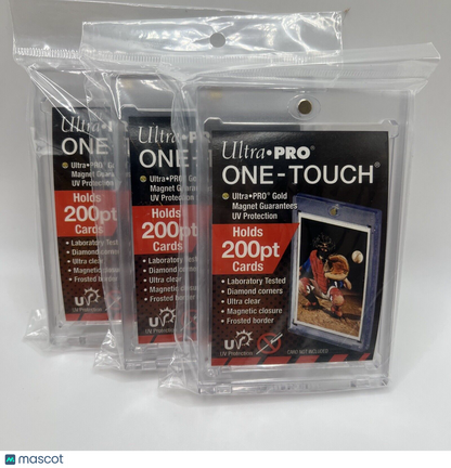 Ultra Pro One-Touch Thick Card 200pt Point Magnetic Card Holder - LOT of 3